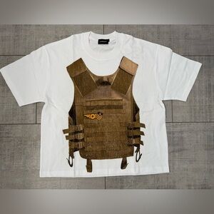 NEW Hypedept LOST ARCHIVES' GRAPHIC TEE Streetwear White Military Backpack Small